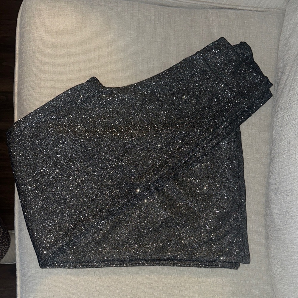 Black Sparkle Pants